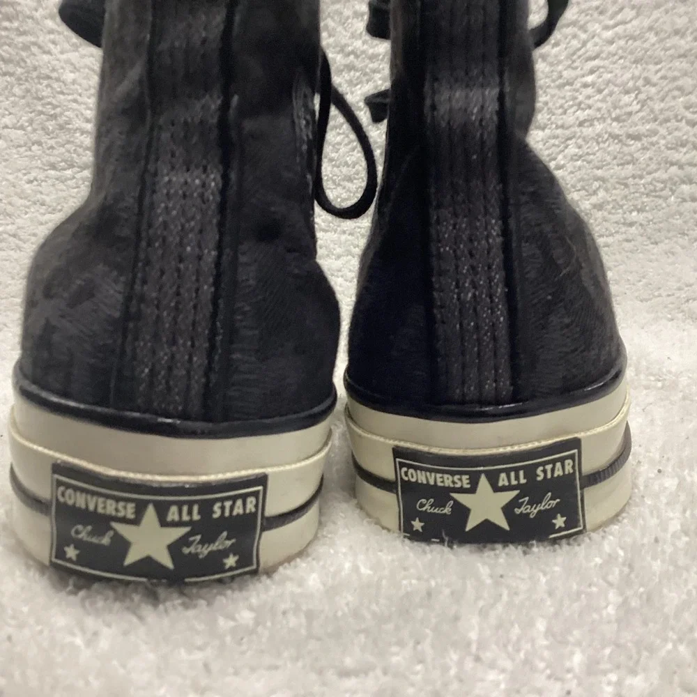 Converse Chuck 70 Hi Black Tonal Camo High Top Sneakers Unisex 169123C